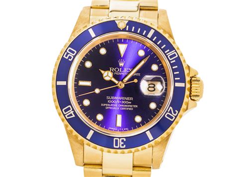 rolex violet dial|rolex submariner 16618.